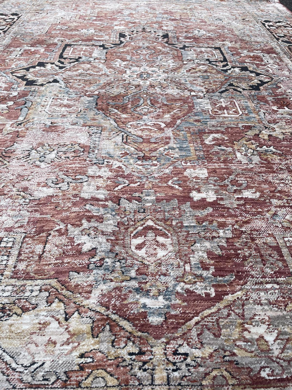 Rose Dahlia - Turkish Rug