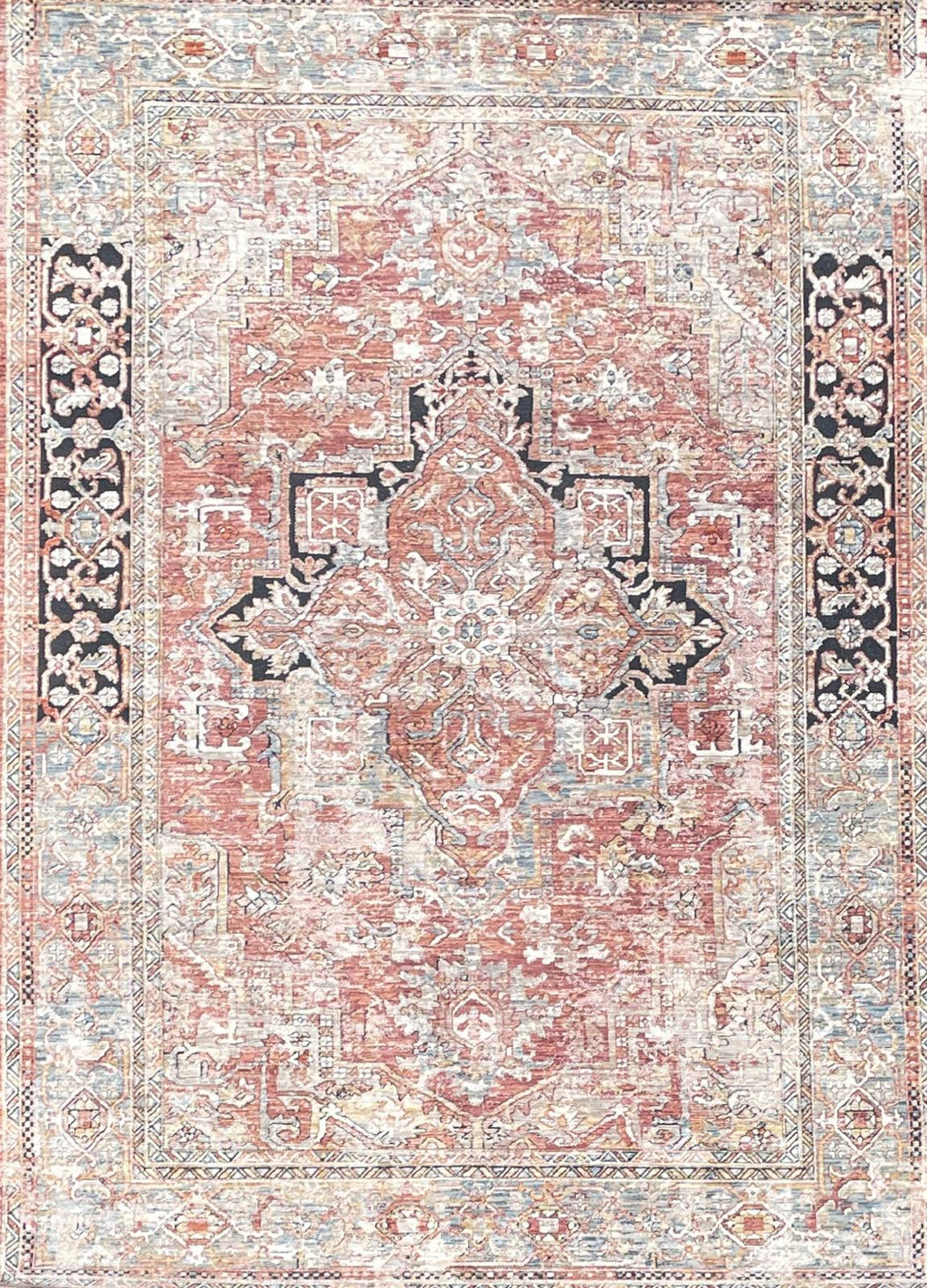Rose Dahlia - Turkish Rug