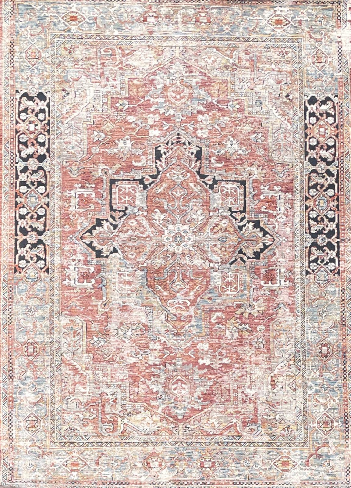 Rose Dahlia - Turkish Rug