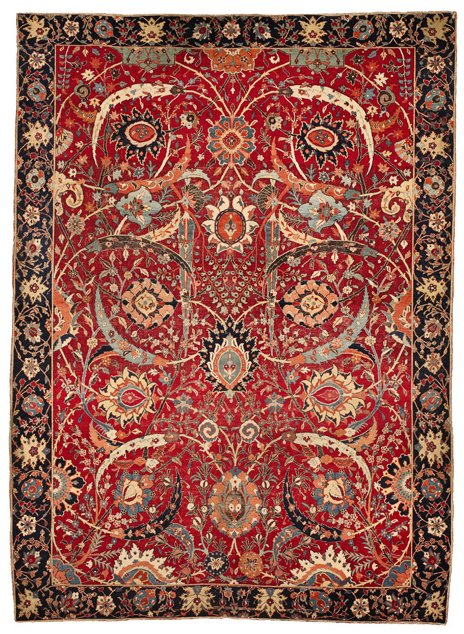 The Clark 'Sickle'Leaf' 17th Century Kirman rug sold for USD$33mil